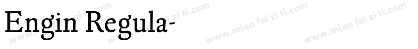 Engin Regula字体转换